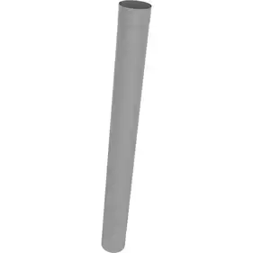 Труба 1м Zambelli Robust система 153/100 RAL 9006 Белый алюминий