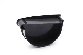 Заглушка лійки ліва RainWay система 130/100 RAL 7024 Графіт