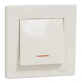 Вимикач Schneider Electric 1-кл. внутр. з підсвіт. "ASFORA" сл.к. (C1) 