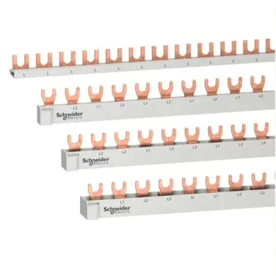 Шина питания Schneider Electric Acti9 3L+N, 18 мм, 18 модулей, 63 A