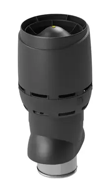 Вентиляционный выход VILPE 250/ИЗ/500 Flow XL с колпаком черный