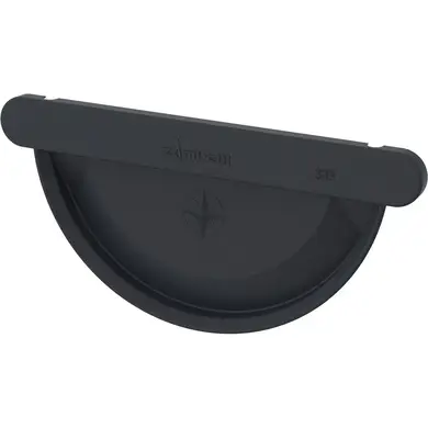 Заглушка желоба для загиба кромки Zambelli Robust система 153/100 RAL 7016 Антрацит