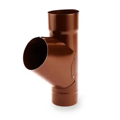 Трійник 60⁰ Galeco Stal система 135/100 RAL 8004 Цегляний