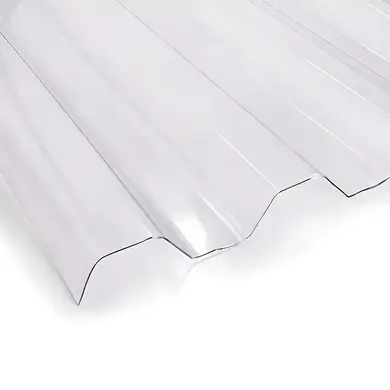 Профільований полікарбонат TOPLIGHT T 76/18 0,65 мм прозорий 1040 х 6000 мм