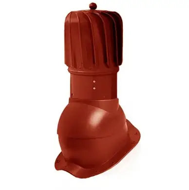 Дефлектор роторный Krono-Plast NOBN для кровли из металлочерепицы красный