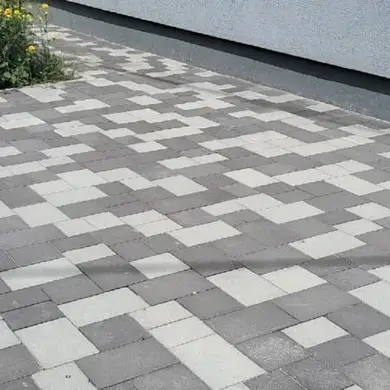 Тротуарна плитка Золотий Мандарин ПЛАЦ 60 Чорний б/ф комплект каменів