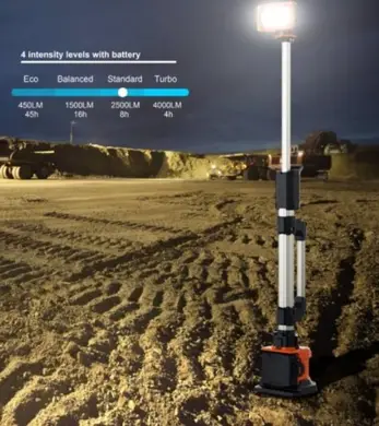 Світлова мачта GENERGY LED TOWER Світлова мачта GENERGY LED TOWER, 4000Лм, 1,4м