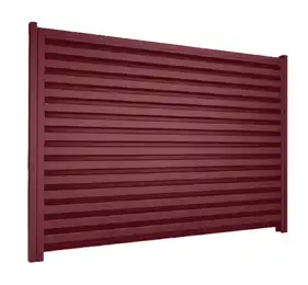 Ламель Tile Ранчо-Винчестер 260х3000мм полиэстер Arcelor Nippon 0,43мм RAL 3005 Красный