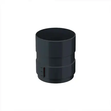 Муфта труби Galeco PVC система 110/80 RAL 7021 Графітовий