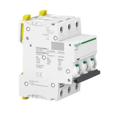 Автоматичний вимикач Schneider Electric 3-п. IC60N 20А C (6кА) (C2)