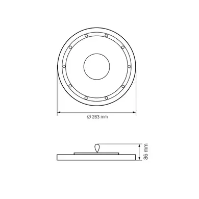 LED светильник высотный ХайБэй Videx 100W 5000K 12000Lm 220V черный (VL-HBe03-1005B)