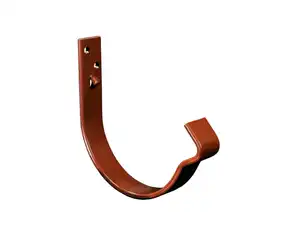 Крюк желоба короткий NOVATIK RONDA (125/87 мм), 172 мм RAL 3011 Красно-коричневый