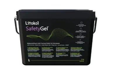 Водонепроникна та антитріщинна гелева мембрана Litokol SafetyGel® 10 кг