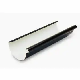 Желоб Galeco PVC система 130/100, 4 м.п. RAL 7021 Графитовый