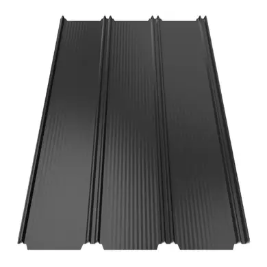 Кликфальц Tile "Фальц настил" полиэстер U.S.Steel 0.50 mm RAL 9005 Черный