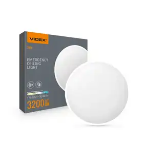 LED Cвітильник Videx аварійний накладний з датчиком руху 30W 2700-6500K 220V (VL-CLR-EM300-2)
