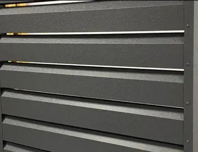 Панель ограждения LVKS DUOS Словакия U.S.Steel 0,50 РЕ RAL 8017