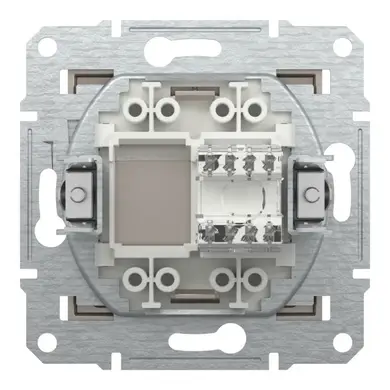 Розетка Schneider Electric комп. RJ-45 кат.6 UTP внутр. "ASFORA бронза (C3)