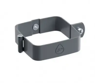 Хомут трубы с дюбелем 12х200 (комплект) Flamingo IQ система 135/80 RAL 7016 Антрацит
