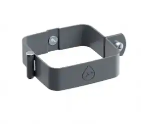 Хомут труби з дюбелем 12х200 (комплект) Flamingo IQ система 135/80 RAL 7016 Антрацит