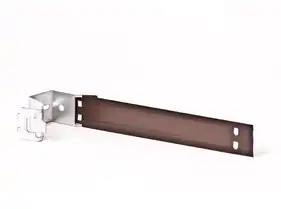 Крепление трубы NOVATIK QUADRA (125/80х50 мм) RAL 8017 Шоколадно-коричневый