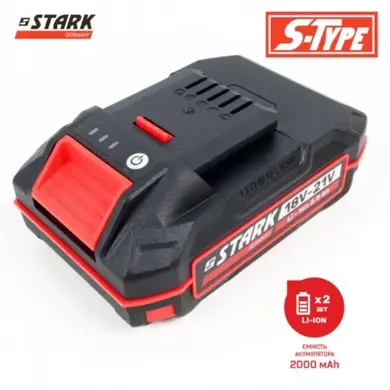 Дриль-шурупокрут ударний акумуляторний STARK CD-20-2 Li-Ion 20В