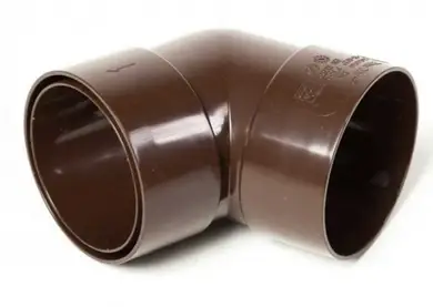 Колено с двумя раструбами ProAqua система 150/110, 87,5° RAL 8017 Светло-коричневый