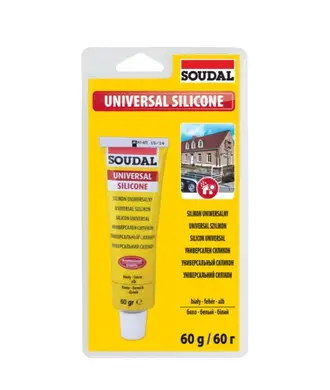 Герметик силиконовый Soudal универсальный прозрачный 60г