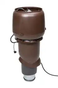 Вентилятор з шумопоглиначем VILPE Е 190 Р 125/500 коричневий