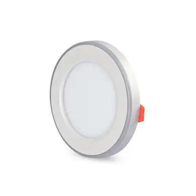 LED світильник Videx вбудований з декоративною підсвіткою DL4R 6W+3W 5000K+2700K 220V (VL-DL4R-0652)