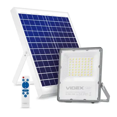LED прожектор автономный Videx 2800Lm 5000K (VL-FSO-1005)