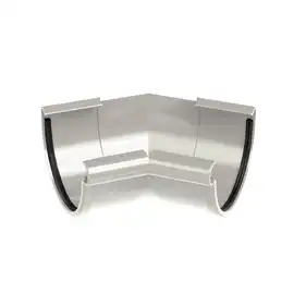 Кут внутрішній Galeco PVC система 130/80 135° RAL 9010 Білий