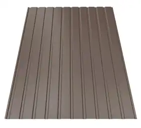 Профнастил Tile С-8 матполиэстер U.S.Steel 0.45 mm RAL 8019 Коричневый
