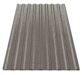 Профнастил Будсервіс Т-18 Relief iceCrystal mat Thyssen krupp 0.50 mm RAL 8019 Коричневий
