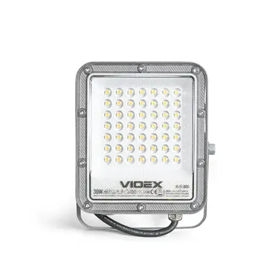 LED прожектор PREMIUM Videx F2 30W 5000K (VL-F2-305G)