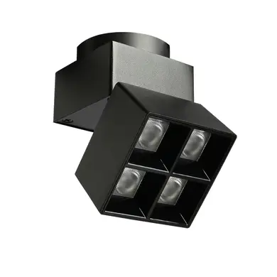 Светильник магнитный трековый Videx LE24B 7.5W 4000K 48V Black (VL-TRMS-LE24B)