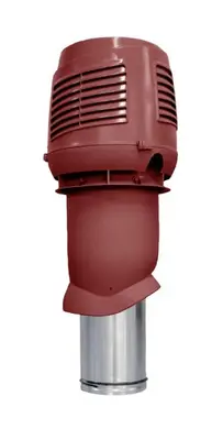 Припливний вентиляційний елемент VILPE INTAKE 160/ИЗ/500 червоний