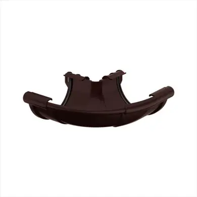 Кут зовнішній регульований Galeco PVC система 130/80 90°-150° RAL 8019 Темно-коричневий