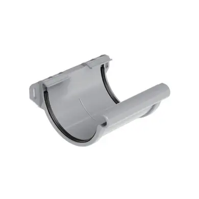 Муфта желоба Galeco PVC система 150/100 RAL 7038 Светло-серый