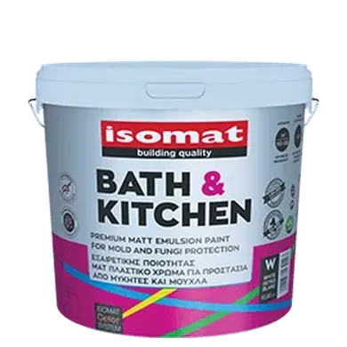 Матова емульсійна фарба Isomat ISOMAT BATH & KITCHEN 2,9 л, Base D