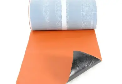 Лента герметизирующая плоская AlphaDam ALPHA WAVE FLAT 300 мм х 5 м, RAL 8004 Кирпично-красный