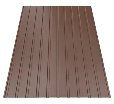 Профнастил Tile С-8 матполиэстер Arcelor Nippon 0.39 mm RAL 8017 Коричневый