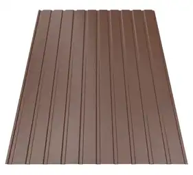 Профнастил Tile С-8 матполиэстер Arcelor Nippon 0.39 mm RAL 8017 Коричневый