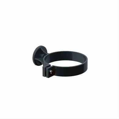 Кронштейн труби Galeco PVC система 130/100 RAL 9005 Чорний