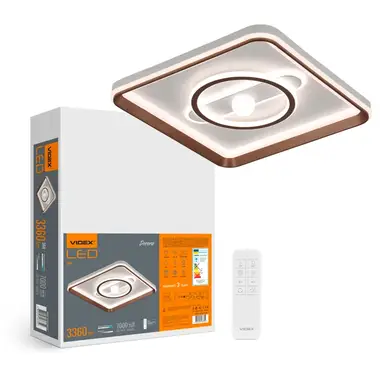 LED світильник функціональний Videx DECORA 56W квадратний (VL-CLD-995-CF)