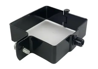 Кронштейн труби Galeco Stal² система 125/80x80 RAL 9005 Чорний