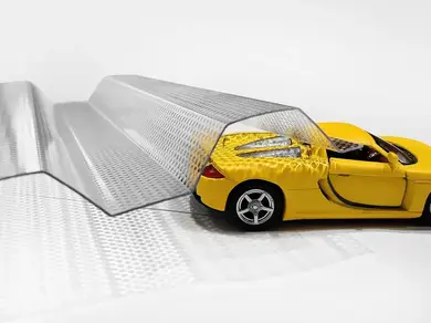 Профільований полікарбонат TOPLIGHT MICROPRISMA T 76/18 0,9 мм прозорий 1040 х 6000 мм