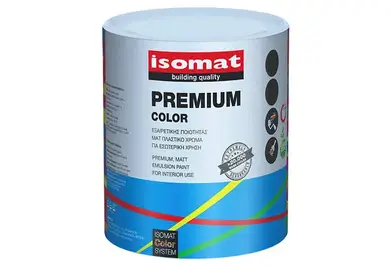 Матовая эмульсионная краска премиум-класса Isomat ISOMAT PREMIUM COLOR 0,97 л, Base D
