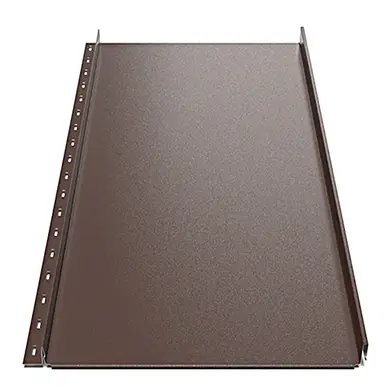 Кликфальц RUUKKI Classic (C,D,М) Poliester Rough mat 0,50 мм RR887 Каштан