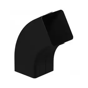 Коліно 72⁰ Galeco Stal² система 125/80x80 RAL 9005 Чорний